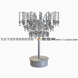 3D落地燈模型
