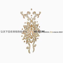 3D花紋模型