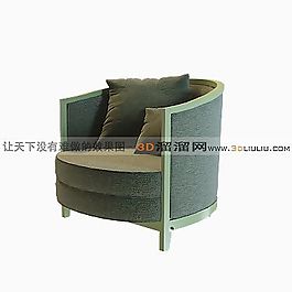 3D圓沙發(fā)模型