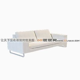 3D雙人沙發(fā)模型