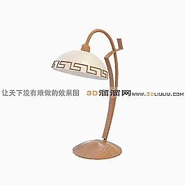 3D臺燈模型