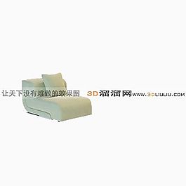 3D沙發(fā)躺椅模型