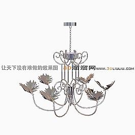 3D歐式吊燈模型