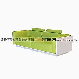 3D雙人沙發(fā)模型