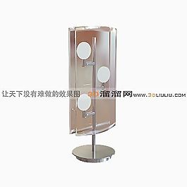 3D臺燈模型