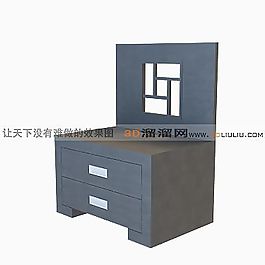 3D邊柜模型