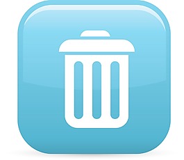 垃圾元素光澤圖標