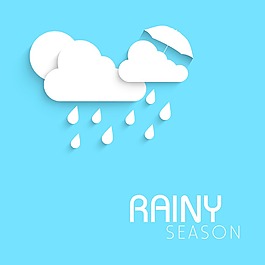 摘要背景與雨季云的水滴