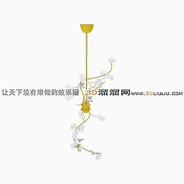 3D歐式吊燈模型