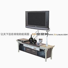 3D電視柜模型