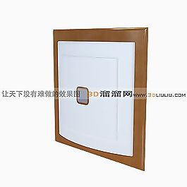 3D吸頂燈模型