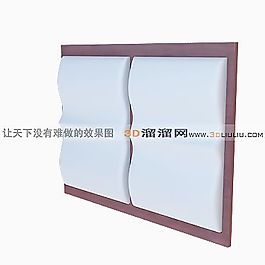 3D吸頂燈模型