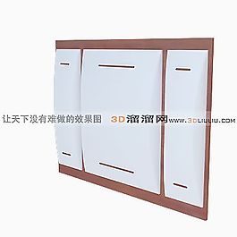 3D吸頂燈模型