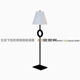 3D落地燈模型