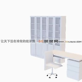 3D辦公桌模型