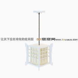 3D中式吊燈模型