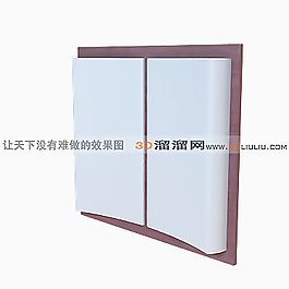3D吸頂燈模型