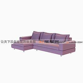 3D多人沙發(fā)模型