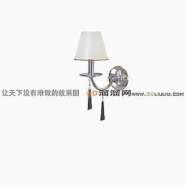 3D歐式壁燈模型