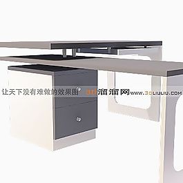 3D辦公桌模型