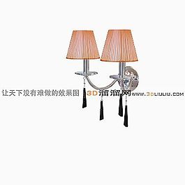 3D歐式壁燈模型