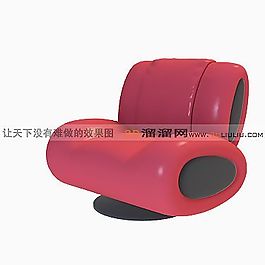 3D雙人沙發(fā)模型