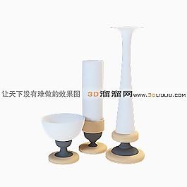 3D燭臺模型