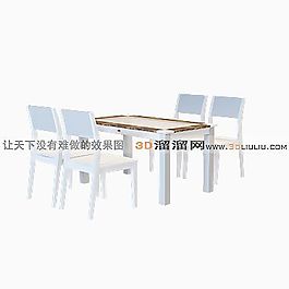 3D餐桌模型