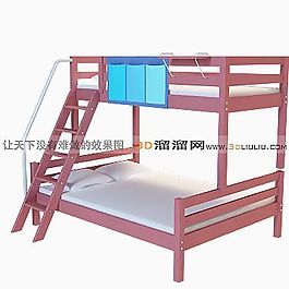 3D兒童床模型