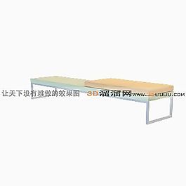 3D長凳模型