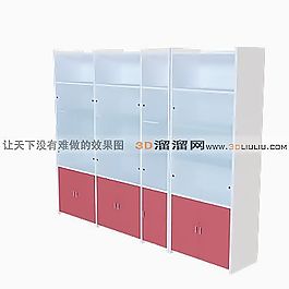 3D文件柜模型