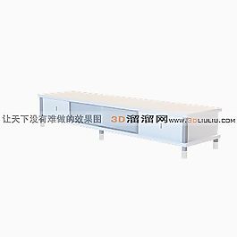 3D電視柜模型