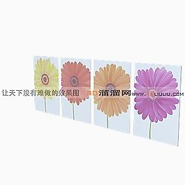 3D裝飾畫(huà)模型
