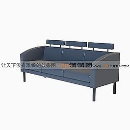 3D多人沙發(fā)模型