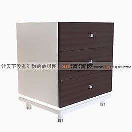 3D矮柜模型