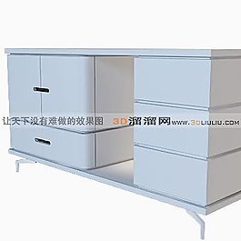 3D辦公桌模型