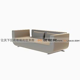 3D雙人沙發(fā)模型