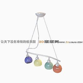 3D吊燈模型