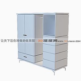 3D衣柜模型
