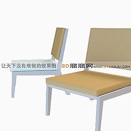 3D休閑椅模型