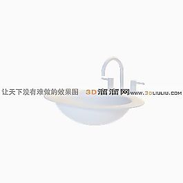 3D洗手盆模型