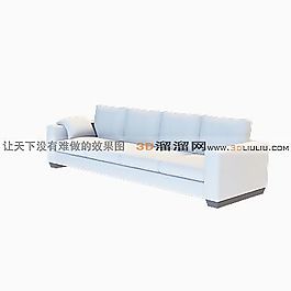 3D多人沙發(fā)模型
