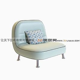 3D單人沙發(fā)模型