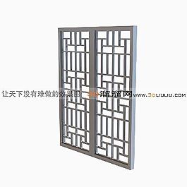 3D隔斷模型