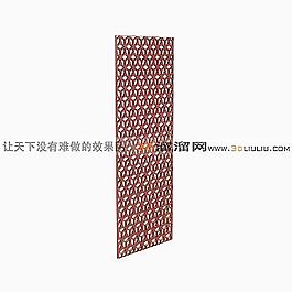 3D隔斷模型