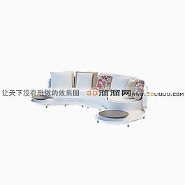 3D圓沙發(fā)模型