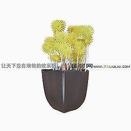 3D盆景模型