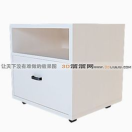 3D床頭柜模型