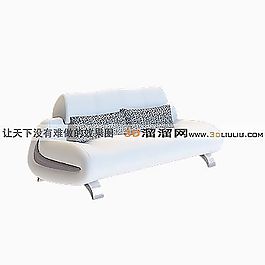 3D雙人沙發(fā)模型