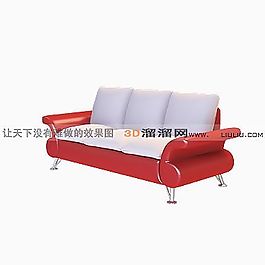 3D多人沙發(fā)模型